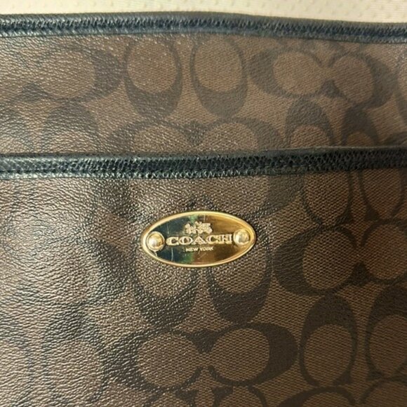 Coach Y2K Signature Monogram Rowan Crossbody Bag (F34938) EUC - Picture 14 of 15